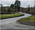 Bend in the B4348, Kingstone, Herefordshire in HR2 9HA