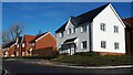 Newly completed housing in Treviglio Close, Romsey in SO51 0PD