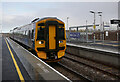 Train arriving at Inverness Airport railway station in Culloden and Ardersier Ward