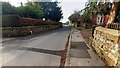 East-west road through Hayton passing Townfoot House on the left in CA8 9HR