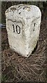 Milestone on verge on NE side of A6071 1 mile from Brampton in CA8 2AB
