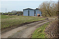 Track, farmland and barns, Great Haseley in OX44 7BG