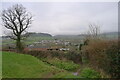 The East Devon Way approaching Sidbury from the east in EX10 0RY
