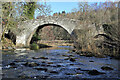 The old packhorse bridge at Ancrum in TD8 6UX