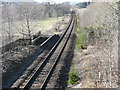 Perth - Inverness railway crosses Allt Girnaig in PH16 5LF