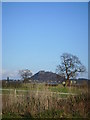 View across the fields of Beeston Castle from Cheshire Farm in CH3 9RB