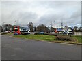 Buses at the Hospital in Bretton