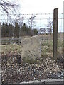 Old milestone in EH55 8DN