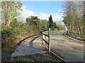 Public footpath and access road, Chessington World of Adventures in KT10 0LQ