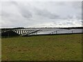 Solar panels at Cowdown Solar Farm in SP11 6GG