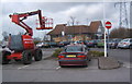 Supermarket carpark and furniture store in IP8 3TR