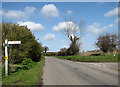 View west along Hall Lane in NR12 7LY