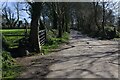 Footpath forks off bridleway in TR20 9DY