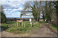 Paths onto Merrow Downs in GU1 2HD