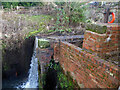 Overflow from the mill pond at Galton's Mill, Belbroughton in DY9 9TR