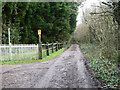 The Bridlepath, a private road in Chaldon