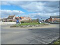 Roundabout on Crowland Road in PE6 7TN