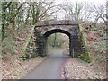 Bridge over former railway on the Swiss Valley Cycle Trail in SA15 4PE