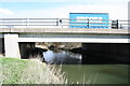 The River Cam flows under the M11 motorway in CB22 5HW