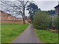 Path from Yorktown Road to Moray Avenue in GU47 0XJ