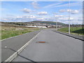 View of Tonyrefail from a new factory access road in CF39 8WA