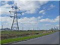 Power Lines on Crook's Marsh in BS10 7SD