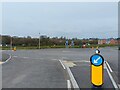 Roundabout at entrance to Shaw Valley in RG14 2GN