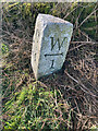 Old milestone in DG8 8AT