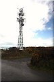 Communications mast near Henfynyw in SA46 0HP