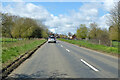 B1113 Norwich Road nearing New Buckenham in NR16 2AS