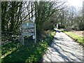 Approaching Brown Moss Nature Reserve near Whitchurch, Shropshire in SY13 4DN