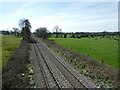 Railway line at Steel Heath in SY13 3LB