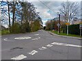Roundabout on Oxford Road (B4494) in RG14 1PS