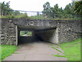 Western Avenue underpass artworks in KY6 3PA