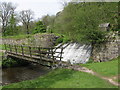 Footbridge near Hebden Fish Farm in BD23 5DY
