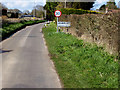 Quarley - Entering The Village in SP11 8PZ