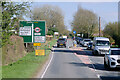 Evesham Road (A44) near Fladbury in WR10 2GY