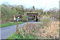 Railway bridge over Station Road in Bannockburn