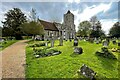 Churchyard of St Nicholas in SG9 0NN