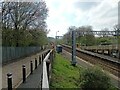 View down to Clifton railway station in M27 8AJ