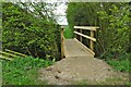 Footbridge on the footpath to Great Hormead in SG9 0PB
