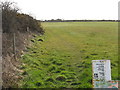 Footpath eastwards across the fields in LL69 9BZ