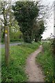 Permissive Path beside Park Road in CO6 4QF