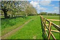 Bridleway to Peartree Field Wood in Wyddial