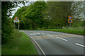 Approaching Pilton on the A361 from the east in BA4 4NU
