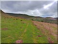 Path below Cwm Dŵr-y-coed in LD3 0EE