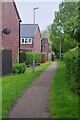 Path to Middlesex Drive, West Bletchley in MK3 7QS