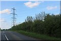 Pylon by the B1176 north of Ryhall in PE9 4LQ