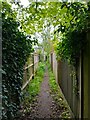 Alleyway north of Kintbury Road in RG17 9QD