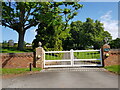 Entrance to Old Hill House, Wood Green, Worcestershire in DY13 0RU